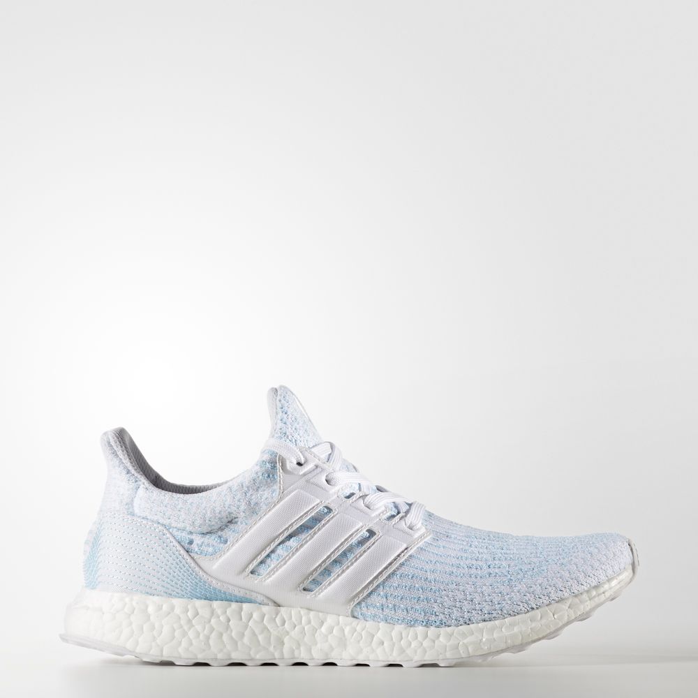 Adidas Ultraboost Parley - παπουτσια για τρεξιμο γυναικεια - Ασπρα/Ασπρα/Μπλε,Μέγεθος: EU 36 – 54 2/